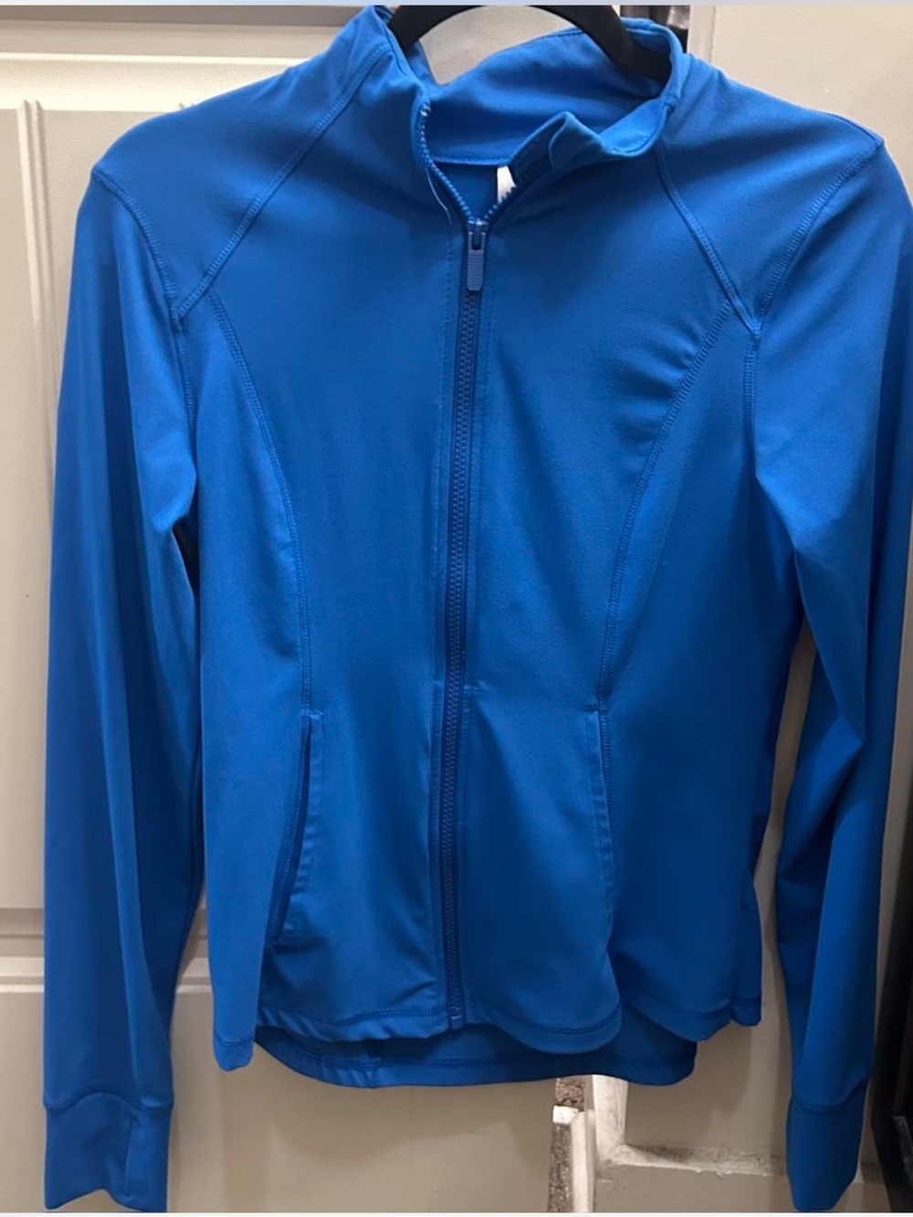 Bright Blue Zip-Up Active Jacket